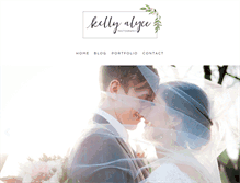 Tablet Screenshot of kellyalycephotography.com